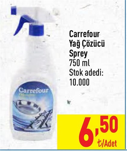 Carrefour Yağ Çözücü Sprey 750 ml image