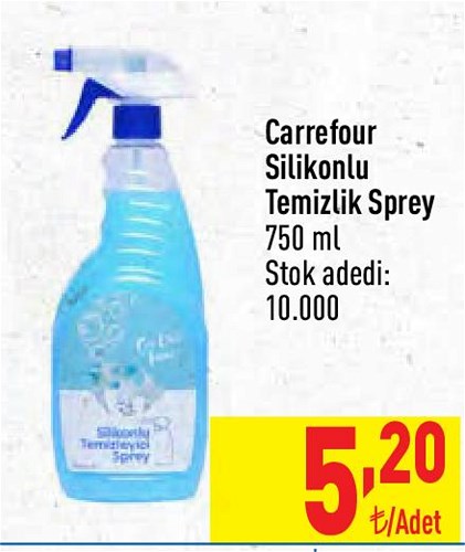 Carrefour Silikonlu Temizlik Sprey 750 ml image