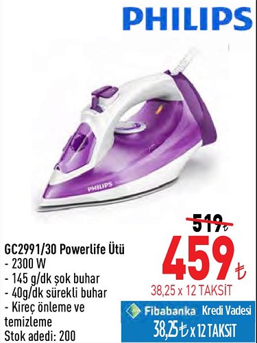 Philips GC2991/30 Powerlife Ütü image