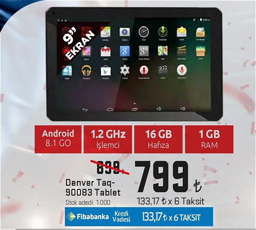 Denver Taq-90083 16 GB Tablet image