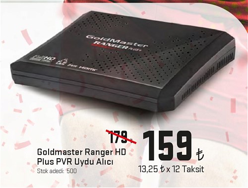 Goldmaster Ranger HD Plus PVR Uydu Alıcı image