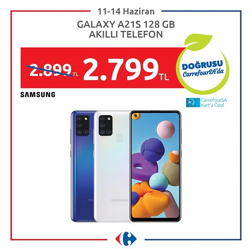 Samsung Galaxy A21S 128 GB Akıllı Telefon image