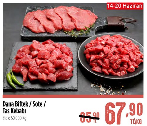 Dana Biftek/Sote/Tas Kebabı Kg image