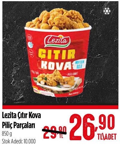 Lezita Çıtır Kova Piliç Parçaları 850 g image