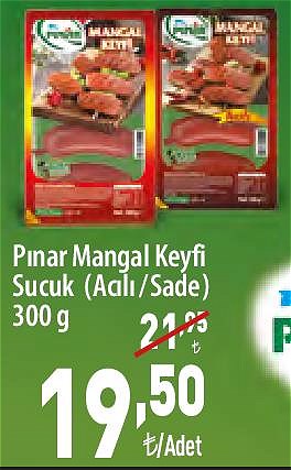 Pınar Mangal Keyfi Sucuk (Acılı/Sade) 300 g image