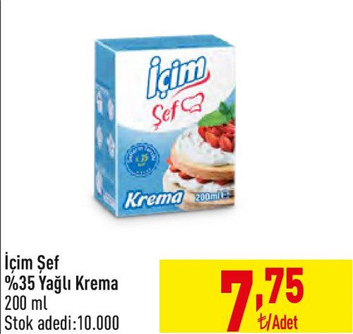 İçim Şef %35 Yağlı Krema 200 ml image