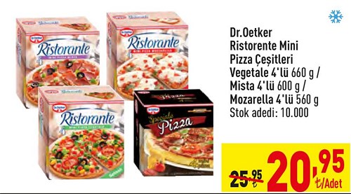 Dr. Oetker Ristorante Mini Pizza Çeşitleri image