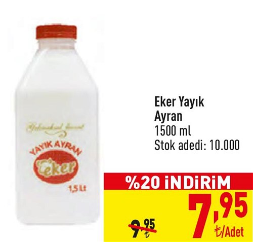 Eker Yayık Ayranı 1500 ml image