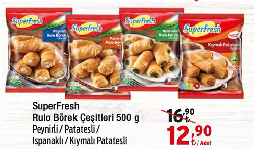 SuperFresh Rulo Börek Çeşitleri 500 g image