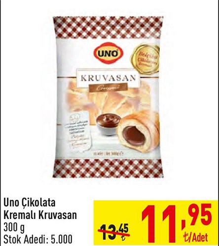 Uno Çikolata Kremalı Kruvasan 300 g image