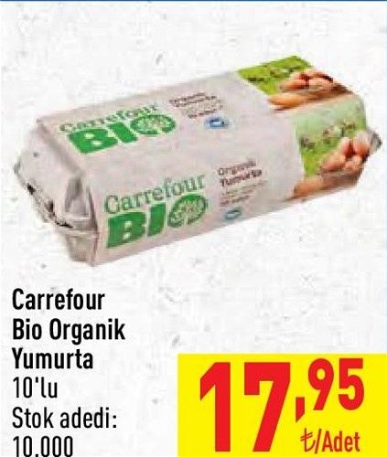 Carrefour Bio Organik Yumurta 10'lu image