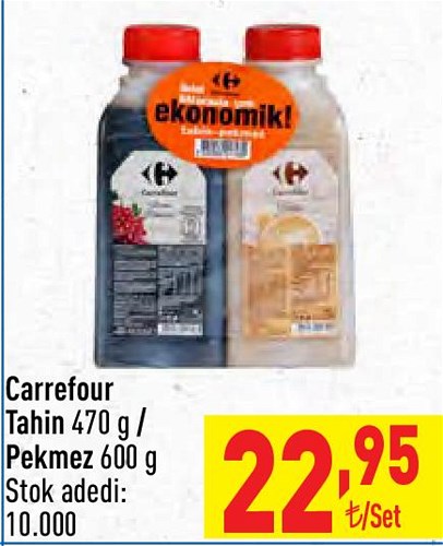 Carrefour Tahin 470 g / Pekmez 600 g image