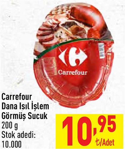 Carrefour Dana Isıl İşlem Görmüş Sucuk 200 g image