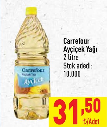 Carrefour Ayçiçek Yağı 2 litre image