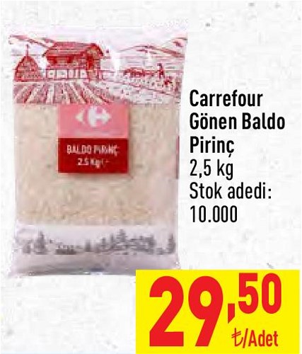 Carrefour Gönen Baldo Pirinç 2,5 kg image