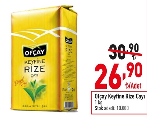 Ofçay Keyfine Rize Çayı 1 kg image