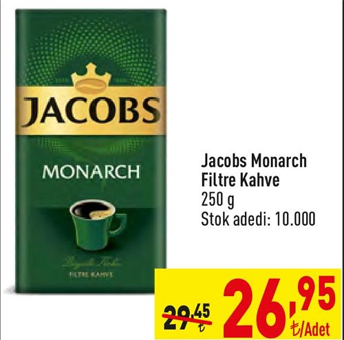 Jacobs Monarch Filtre Kahve 250 g image