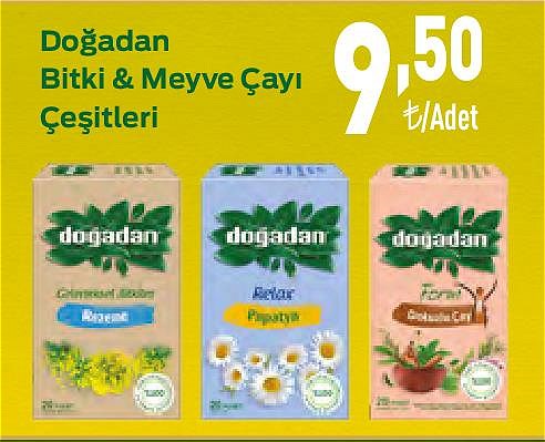 Doğadan Bitki & Meyve Çayı Çeşitleri image