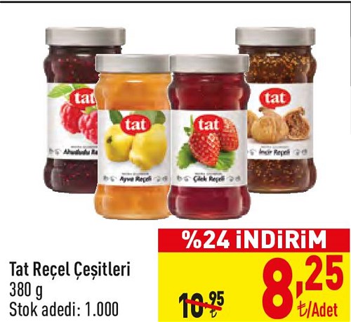 Tat Reçel Çeşitleri 380 g image