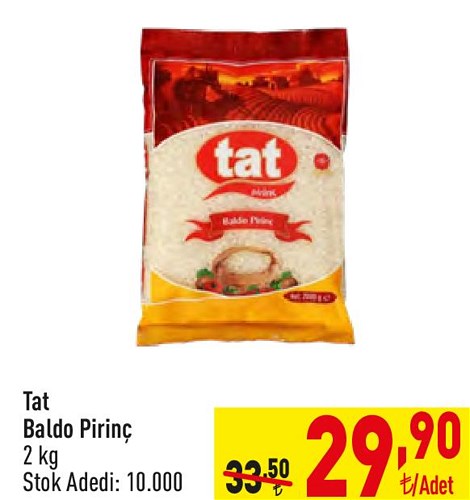 Tat Baldo Pirinç 2 kg image