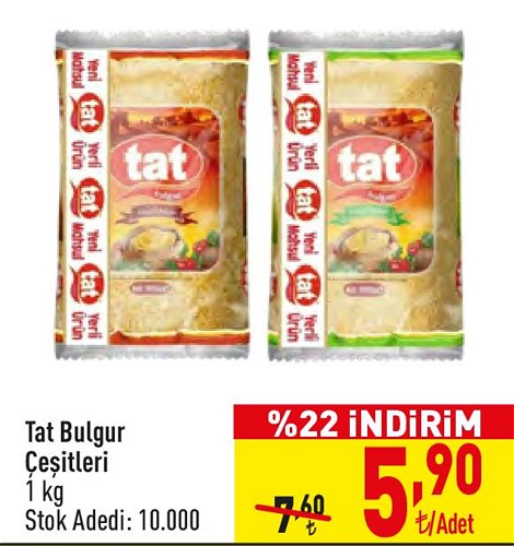 Tat Bulgur Çeşitleri 1 kg image