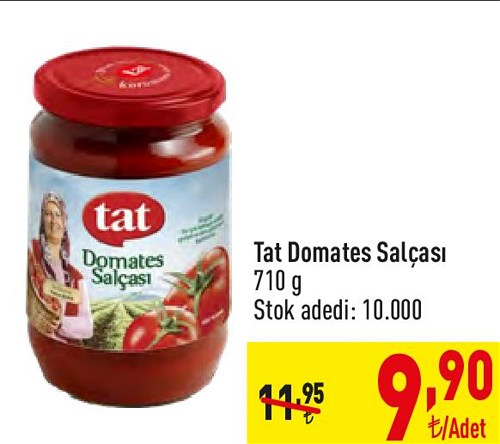 Tat Domates Salçası 710 g image