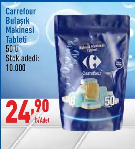 Carrefour Bulaşık Makinesi Tableti 50'li image