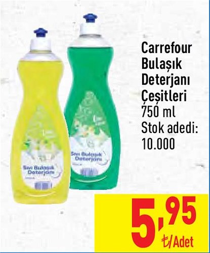 Carrefour Bulaşık Deterjanı Çeşitleri 750 ml image