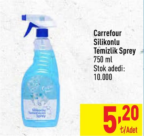 Carrefour Silikonlu Temizlik Sprey 750 ml image