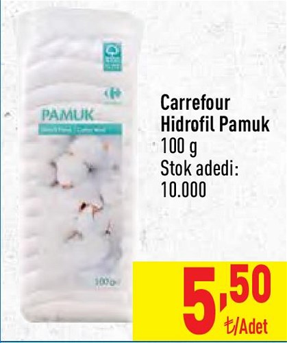 Carrefour Hidrofil Pamuk 100 g image