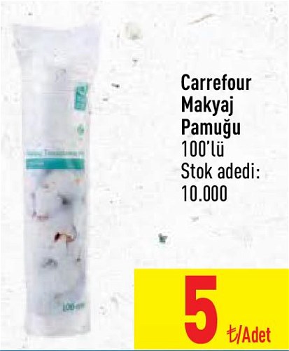 Carrefour Makyaj Pamuğu 100'lü image