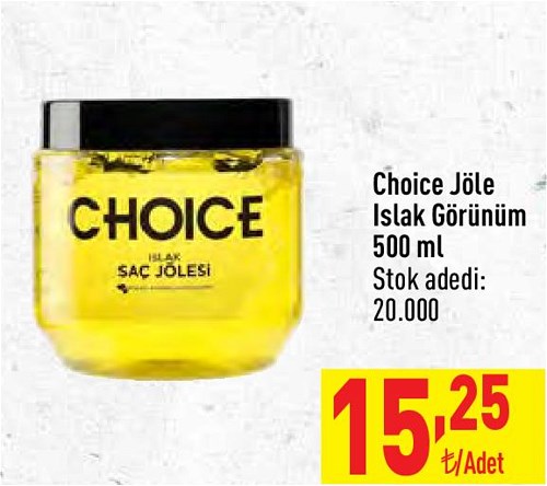 Choice Jöle Islak Görünüm 500 ml image