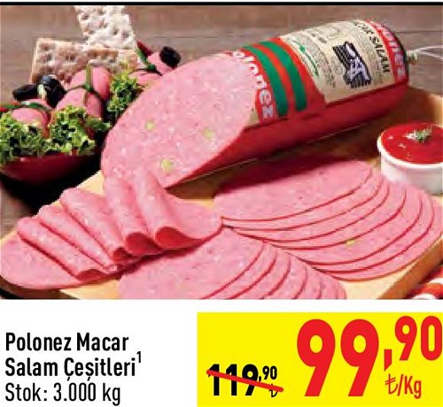 Polonez Macar Salam Çeşitleri Kg image