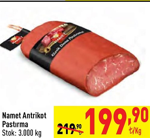 Namet Antrikot Pastırma Kg image