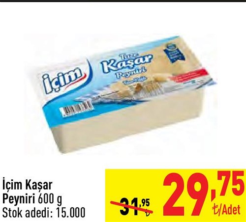 İçim Kaşar Peynir 600 g image