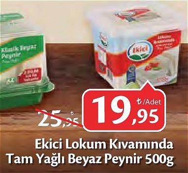 Ekici Lokum Kıvamında Tam Yağlı Beyaz Peynir 500 g image