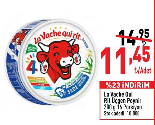 La Vache Qui Rit Üçgen Peynir 200 g 16 Porsiyon image