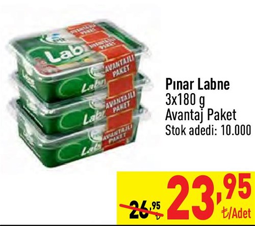 Pınar Labne 3x180 g Avantaj Paket image