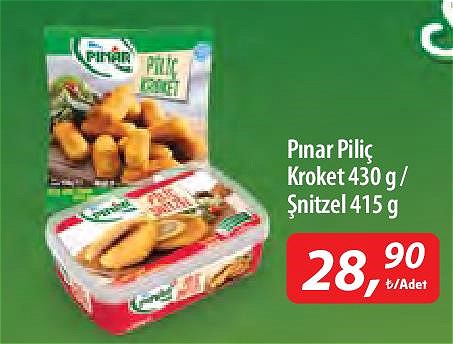 Pınar Piliç Kroket 430 g / Şnitzel 415 g image