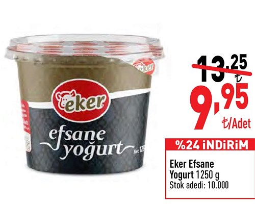 Eker Efsane Yoğurt 1250 g image
