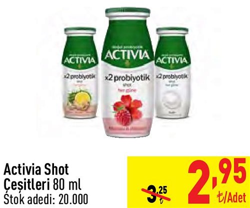 Activia Shot Çeşitleri 80 ml image