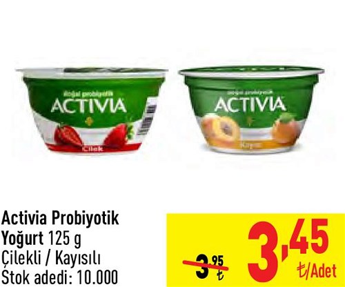 Activia Probiyotik Yoğurt 125 g image
