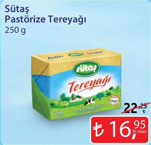 Sütaş Pastörize Tereyağı 250 g image