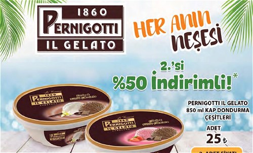 Pernigotti Il Gelato 850 ml Kap Dondurma Çeşitleri Adet image
