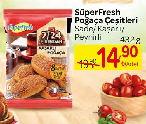 SuperFresh Poğaça Çeşitleri 432 g image