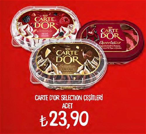 Algida Carte D'or Selection Çeşitleri image