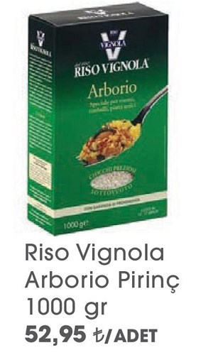 Riso Vignola Arborio Pirinç 1000 gr image