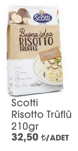 Scotti Risotto Trüflü 210gr image