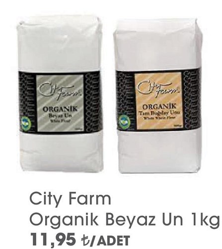 City Farm Organik Beyaz Un 1 kg image