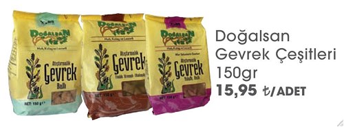 Doğalsan Gevrek Çeşitleri 150gr image